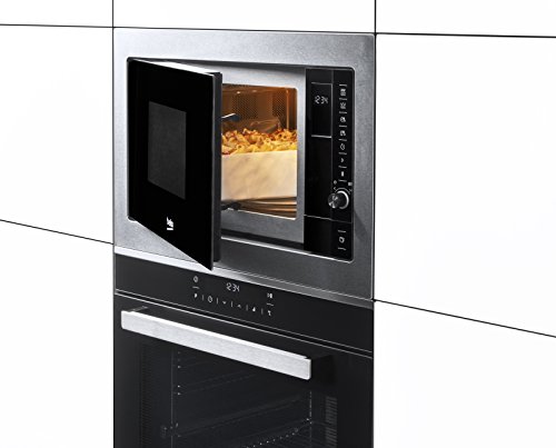 Beko MGB 25332 BG Microondas Integrable con Grill, 900 W, 25 litros, Acero inoxidable