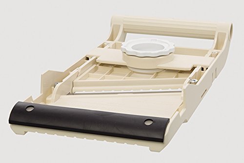 Benriner Mandoline Jumbo Slicer, hoja japonesa de acero inoxidable, color beige