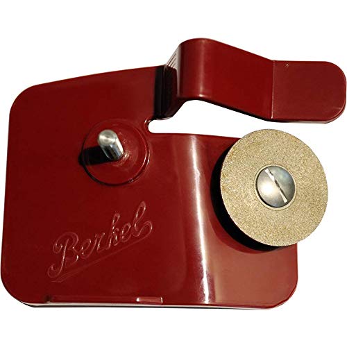 Berkel – Home Line 250 negro + funda de rebanadora roja + disco quitahojas + accesorio afilador para Home Line