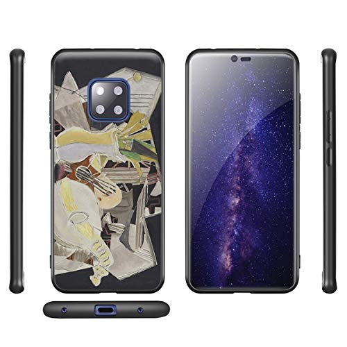 Berkin Arts Georges Braque para el Caso del Huawei Mate 20 Pro/Estuche para teléfono móvil de Bellas Artes/Impresión Giclee UV en la Cubierta del(Tavolozza Braque Vaso E Stampa Mandolino)