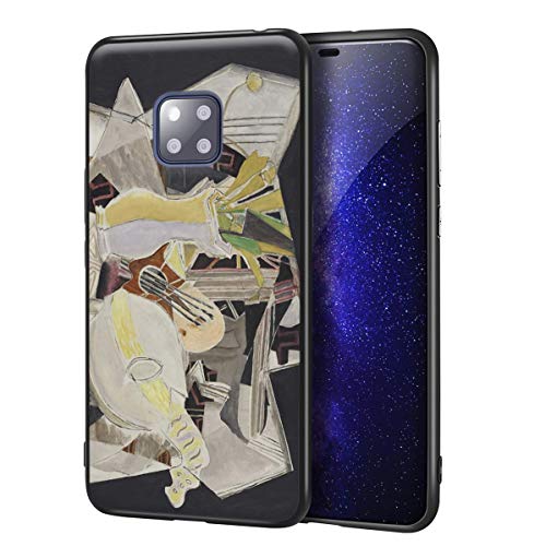 Berkin Arts Georges Braque para el Caso del Huawei Mate 20 Pro/Estuche para teléfono móvil de Bellas Artes/Impresión Giclee UV en la Cubierta del(Tavolozza Braque Vaso E Stampa Mandolino)