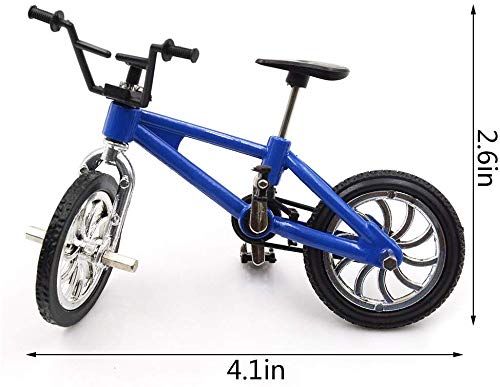 BESLIME - Bicicletas BMX de Dedo, Mini Bicicleta de aleación de Dedo, Mini Modelo de Adornos, Bola de Bicicleta, Modelo de Bicicleta - 5 Piezas