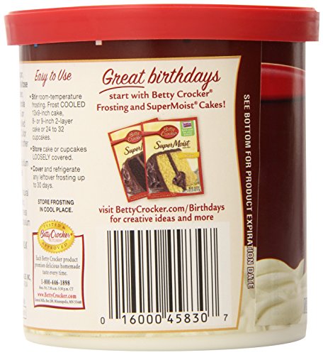 Betty Crocker Rich & Creamy Frosting Vanilla - 453 gr