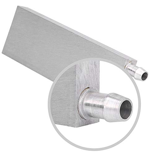 Bewinner Bloque de Enfriamiento de Agua Aluminio para el Sistema de Disipador de Calor Enfriador de Agua Líquido Disipador de Plata del Radiador de la CPU de Plata Disipador de Calor(40 * 60 * 12 mm)