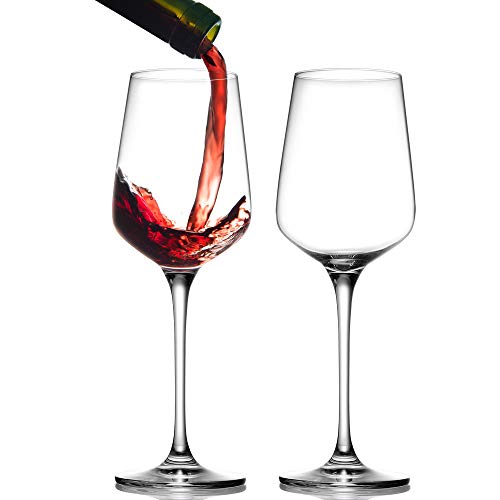 BEYIMEI Copas de Vino Tinto Set de 2 | Copas de Vino Tinto bellamente elaboradas Hechas de Cristal sin Plomo de Calidad | 16oz Copas de Vino Tinto de Vino Adecuado para Toda ocasión.