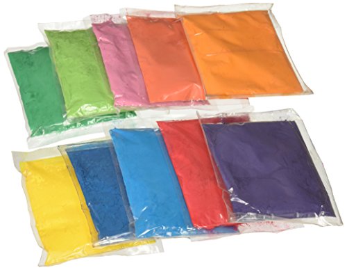 Bharat Online Festival Rangoli Holi Colors 50 Gram Packets Pack Of 10