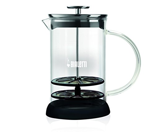 Bialetti - 4410 - Cappuccinatore - Mousseur à Lait en Verre - 1 L