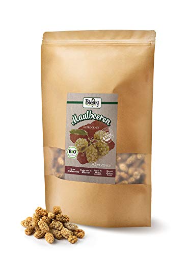 Biojoy Moras blancas ecológicas, sin azúcar y conservantes (1 kg)