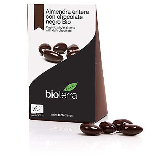 Bioterra, almendra ecológica con chocolate negro Bio 100g