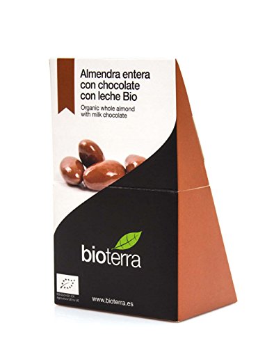 BIOTERRA Almendras ecológicas con chocolate con leche Bio 100g