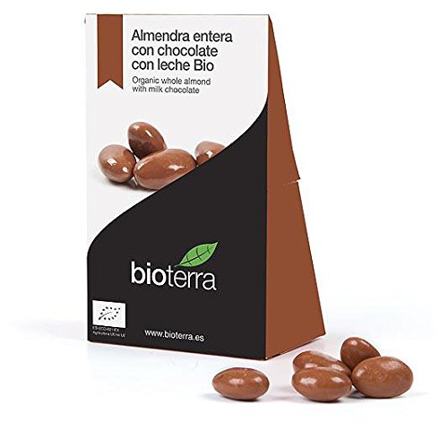 BIOTERRA Almendras ecológicas con chocolate con leche Bio 100g