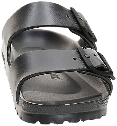 Birkenstock Arizona EVA, Sandalias de Punta Descubierta para Mujer, Plateado (Metallic Anthracite Metallic Anthracite), 39 EU