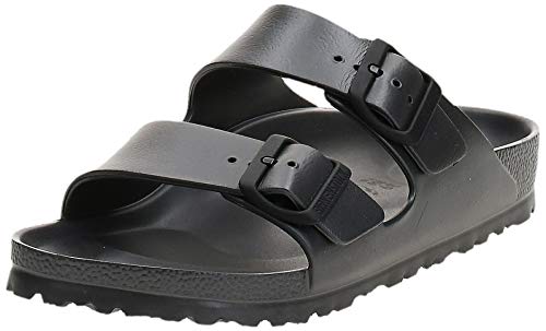 Birkenstock Arizona EVA, Sandalias de Punta Descubierta para Mujer, Plateado (Metallic Anthracite Metallic Anthracite), 39 EU