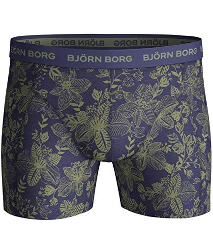 Bjorn Borg - Pantalones cortos para hombre, paquete de 3 ~ Fiji Flower - Multi - X-Large