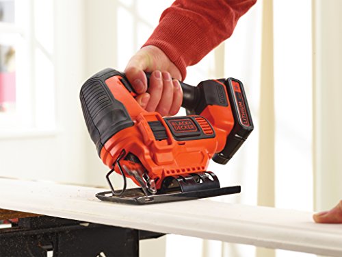 BLACK + DECKER - Sierra de calar de péndulo inalámbrica de 18 V, unidad básica (batería no incluida)