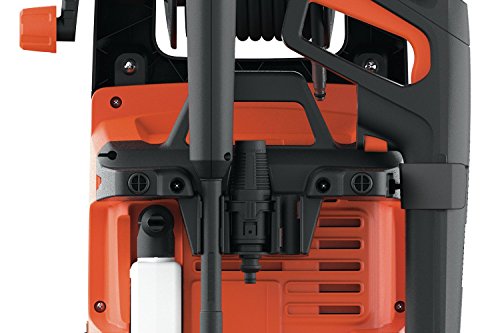 Black+Decker BXPW2000PE Hidrolimpiadora de Alta Presión (2000 W, 140 bar, 440 l/h) con Patio Cleaner Deluxe y Cepillo Fijo