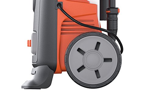 Black+Decker BXPW2000PE Hidrolimpiadora de Alta Presión (2000 W, 140 bar, 440 l/h) con Patio Cleaner Deluxe y Cepillo Fijo