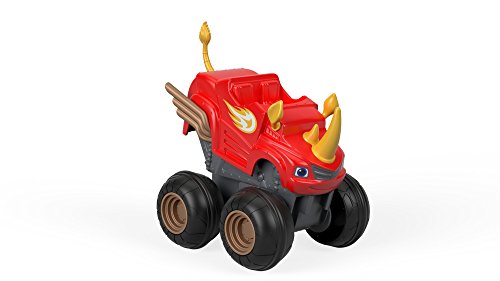 Blaze- Rinoceronte FHV04 - Carretilla de Monster Truck de Juguete de 3 años Multicolor