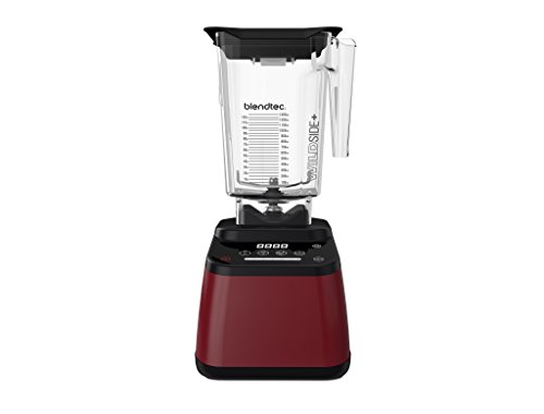 Blendtec D625B4126A1A-A1AP1D Designer 625-Batidora de alto rendimiento, 6 Velocidades, Rojo vino