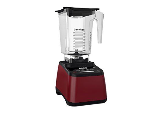 Blendtec D625B4126A1A-A1AP1D Designer 625-Batidora de alto rendimiento, 6 Velocidades, Rojo vino