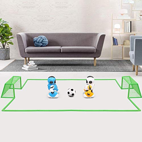 Blue-Yan Juguete de Control Remoto Fútbol Robot para niños Robot programable Inteligente con Infrarrojos Controlador de Juguetes, Bailar, Cantar, Juguete Interactivo Inteligente de Carga USB