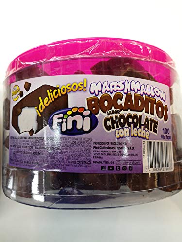 BOCADITOS MARSHMALLOW CHOCOLATE CON LECHE 100 UDS