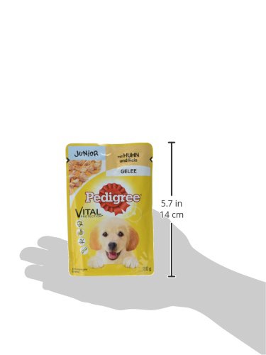 Bolsita para perros junior de pollo y arroz 100g | [Pack de 24]