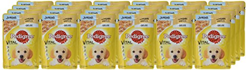 Bolsita para perros junior de pollo y arroz 100g | [Pack de 24]