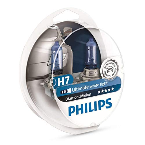 BOMBILLAS DE MEJORA DE FARO PHILIPS DIAMOND VISION H7 5000k