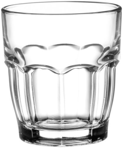 Bormioli Rocco Rock Bar Transparente Rocks Vaso 270ml, apilable, vidrio temperado, 6 Vidrio