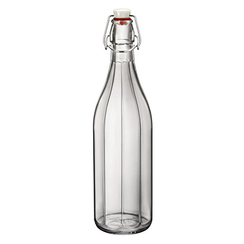 Bormioli Rocco Tabla Agua Oxford Claro Vino de la porción Superior del oscilación de la Botella - 1000 ml - Pack de 6