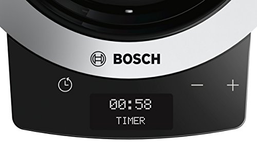 Bosch MUM9AD1S00 - Robot de cocina (5,5 L, Plata, Giratorio, Tocar, CE, VDE, Acero inoxidable, Aluminio)