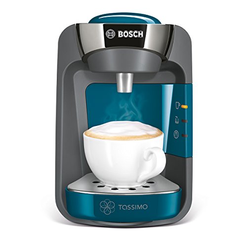 Bosch TAS3205 TASSIMO Suny Cafetera de cápsulas con sistema SmartStart, color azul pacífico