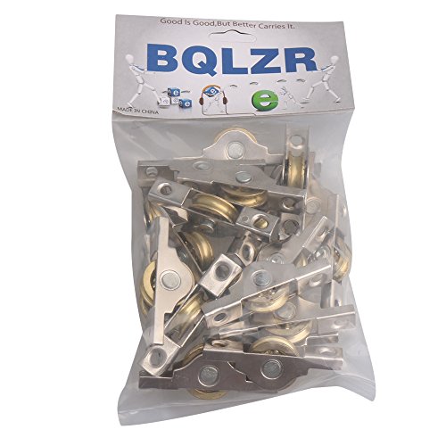 BQLZR Rueda corredera de cobre de 20 mm para armarios, armarios, puertas, paquete de 20