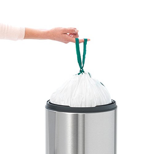 Brabantia Touch Bin Cubo de Basura, 30 litros, Anti-Huellas, De plástico, Acero Inoxidable, Mate antihuellas