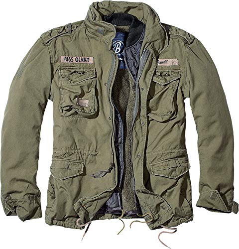 Brandit M-65 Giant Chaqueta, Verde (Oliv 1), S Unisex Adulto