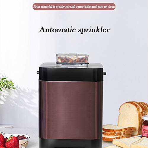 Bread-Panificadora,Panificadora completamente automática,Panificadora,Máquina de pan de fermentación automática para el hogar (reserva de 13 horas + 18 menús)