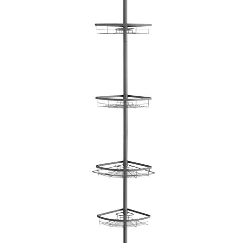 bremermann Estantería en Esquina telescópica máximo de Aprox. 290 cm (Gris)