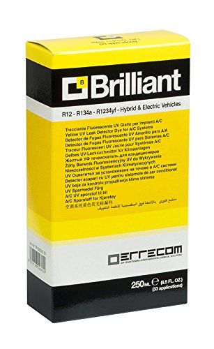 BRILLIANT, Trazador Fluorescente UV Amarillo para Sistemas A/C de Vehículos