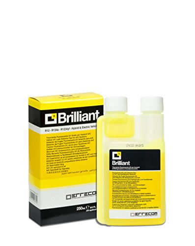 BRILLIANT, Trazador Fluorescente UV Amarillo para Sistemas A/C de Vehículos