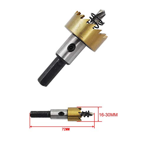 Broca HSS Punta de carburo Sierra de diente Cortador de dientes Broca Herramienta de aleación de metal de acero inoxidable de alta velocidad Brocas Forstner Broca Broca Forstner