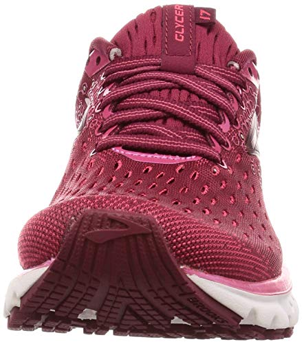 Brooks Glycerin 17, Zapatillas de Running para Mujer, Rojo (Rumba Red/Rteaberry/Gold 694), 38 EU