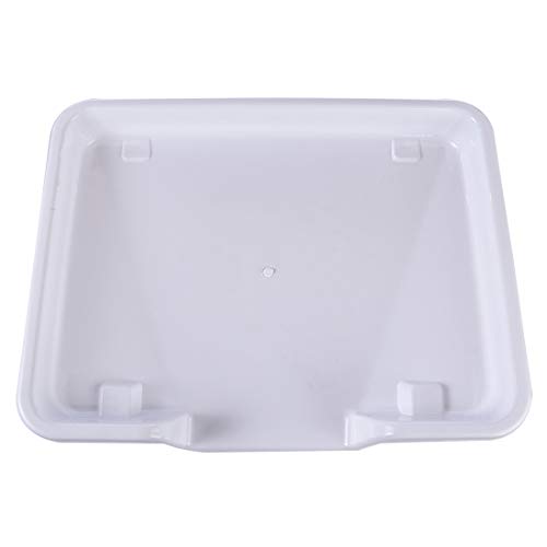 BSPAS - Escurreplatos de plástico con bandeja para goteo 44.5*31.5*18.5cm blanco