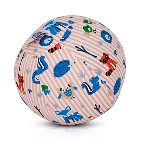 BUBABLOON Globo BB-390, Rosa, con Rayas y Animales