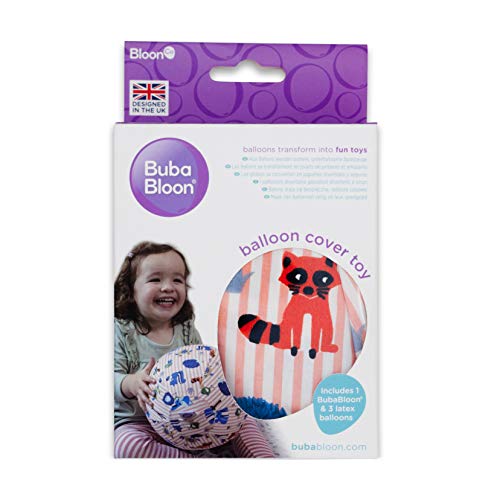 BUBABLOON Globo BB-390, Rosa, con Rayas y Animales