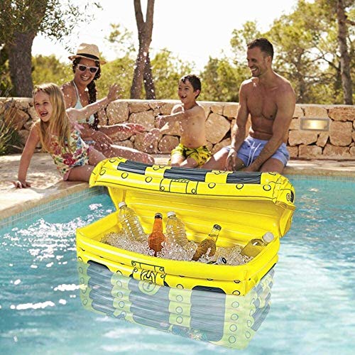 BUCKETS Inflable refrigerador de la Bebida Piscina de Hielo envase de la porción con la Bomba de Aire Interior