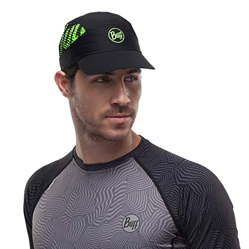 Buff R-Flash Logo Gorra, Unisex Adulto, Black, Talla Única