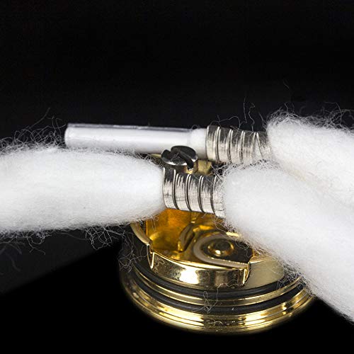 bulingbuling 2 Piezas De Algodón Vape Vape Mechas De Algodón Hilos para El Cigarrillo Electrónico Vape Algodón Bobinas Novedades para La Cocina