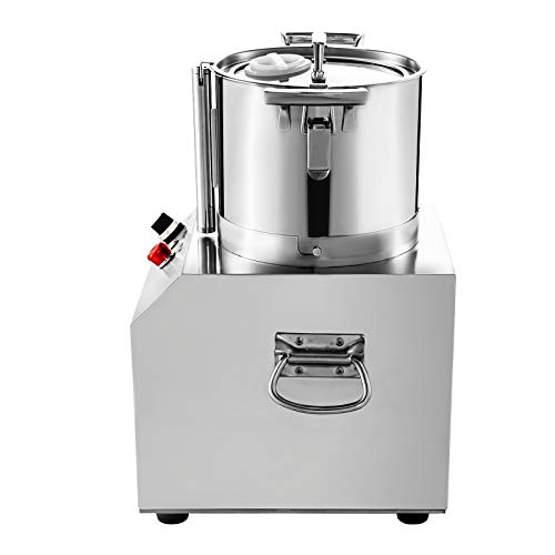 BuoQua Procesador de Alimentos de Grado Comercial de Acero Inoxidable 750W 1400 RPM de Alto Rendimiento 6L Friturizador de Cocina Robot de Cocina Ampliamente Utilizado en El Sector de La Restauración