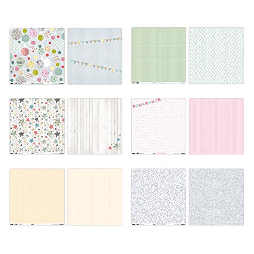 Busquets - Papeles Decorados Scrapbooking Paula 30,5x30,5